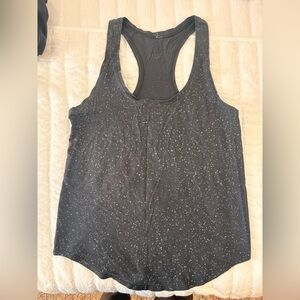 Lululemon Athletica Black Speckled Tank Top